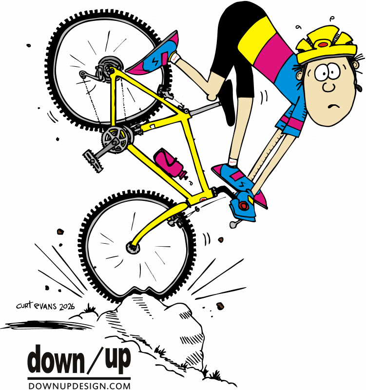 N Doe Mountain Bike — original artwork